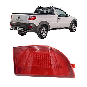 Refletor Olho De Gato Traseiro Strada 2014 2015 2016 2017 2018 2019 2020