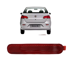 Refletor Parachoque Siena 2001/2014 Palio Weekend 2009/2018 Fiorino 2014/2018