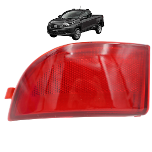 Refletor Olho De Gato Traseiro Esquerdo Strada 2014 2015 2016 2017 2018 2019 2020