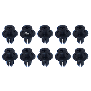 10 Grampo Parachoque/Parabarro Airtrek Grandis Lancer L200 Pajero Full/Sport