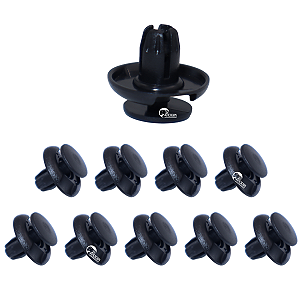 10 Grampo Presilha Parachoque Parabarro Eclipse L200 Lancer Pajero Full