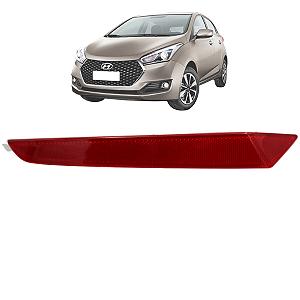 Refletor Parachoque Traseiro HB20 2016 2017 2018 2019 Lado Esquerdo