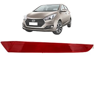 Refletor Olho Gato Parachoque Traseiro HB20 2016 2017 2018 2019