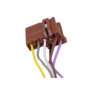 Chicote Plug Conector Botao Vidro Eletrico Gol G5 6 Vias