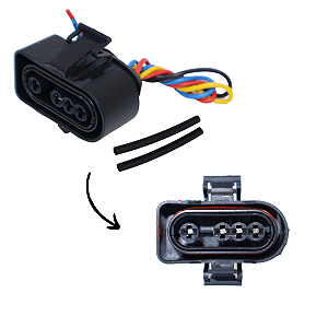 Plug Conector Sonda Lambda Gol Parati Santana Mi