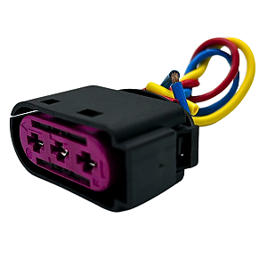 Conector Flange Caixa Rele Fusivel Bateria Golf Passat Bora