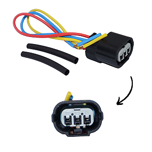 Chicote Conector Plug Sensor Map Honda Crv Civic City Fit