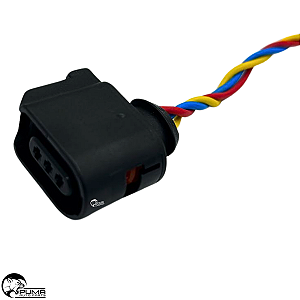Conector Plug Do Farol Neblina Novo Polo Virtus Tsi C/ Drl