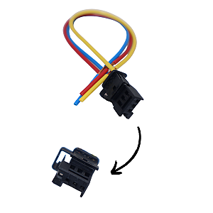 Chicote Plug Injeção Eletrônica 3 vias Universal