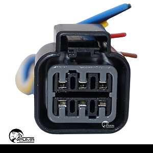 Chicote Conector Farol Duplo Hb20 Santa Fé Sonata Tucson