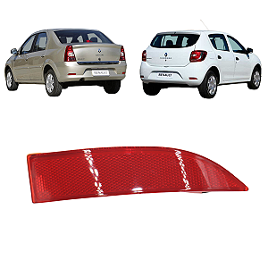 Lente Olho De Gato Traseiro Sandero Logan 2013 2014 2015