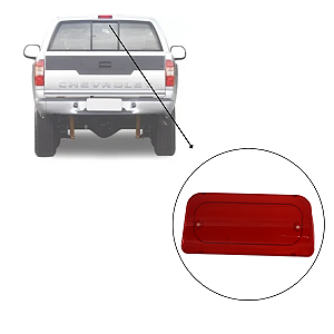 Lente Lanterna Luz Freio Teto Brake Light S10 1995 96 97 98 99 00 01 02 03 04 05 06 07 08 09 10 2011
