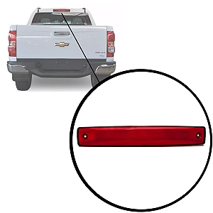 Lente Lanterna Luz Freio Teto Break Light Vermelha S10 2012 2013 2014 2015