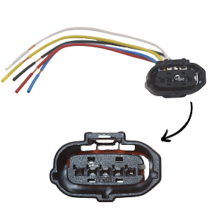 Conector Chicote Do Fluxo Ar Maf Toyota Etios Corolla Flex