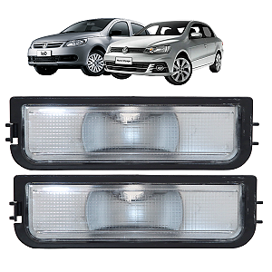 2 Lanterna Luz De Placa Gol G5 Voyage 2009 2010 2011 2012 2013 2014 2015