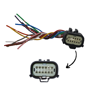 Conector Plug Para Farol Chevrolet Cruze Ltz Led 2017 À 2019