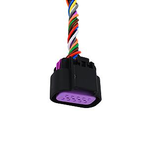 Chicote Plug Pedal Acelerador 10 Vias Meriva Cargo Ônibus Vw