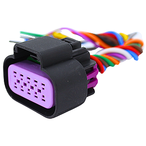 Chicote Plug Pedal Acelerador 10 Vias Meriva Cargo Ônibus Vw