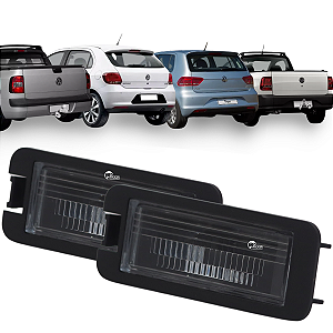 2 Lanterna Luz Placa Gol G6 Fox Saveiro G5 G6 G7 Sem Soquete
