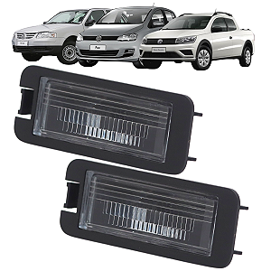 2 Lanterna Luz Placa Gol G6 Fox Saveiro G5 G6 G7 Sem Soquete