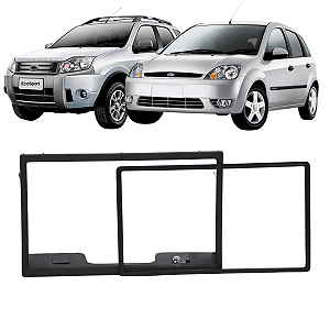 Moldura 2 Din Multimidia Dvd Mp5 Chinês Golf Fox Polo Hatch Sedan SpaceFox CrossFox