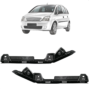 Par Guia Suporte Parachoque Dianteiro Meriva 2003 04 05 06 07 08 09 10 11 2012