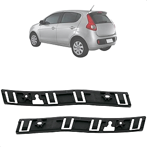 Par Suporte Guia Parachoque Traseiro Palio 2012 2013 2014 2015 2016 2017