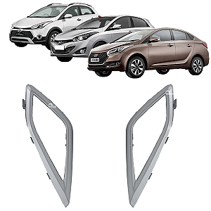 Par Moldura Difusor Ar Central Hb20 Hb20s Hb20x 2012 Até 2019