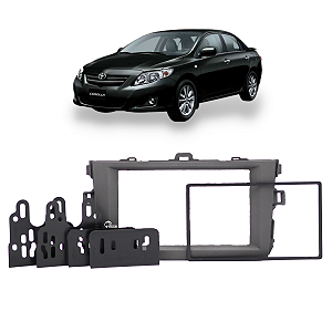 Moldura Painel 2 Din Multimidia Dvd Mp5 Corolla XEI GLS ALTIS SE-G XRS XLI