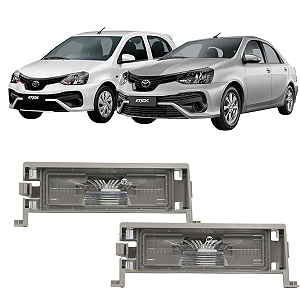 2 Lanterna Luz Placa Sem Soquete Etios Sedan Toyota Etios 2012 2013 2014 2015 2016 2017 2018 2019