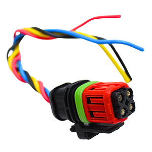 Plug Chicote Conector Bico Injetor Volvo Fh 460 D13 Euro 5