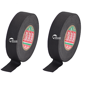 Kit 02 Fita Isolante Tecido Para Chicote Automotivo 25m Tesa