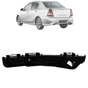 Guia do Parachoque Traseiro Lado Direito Para Etios 2013 2014 2015 Até 2021