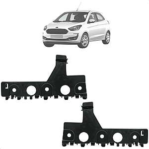 Par Suporte Guia Parachoque Dianteiro Ford Ka 2019 2020 2021