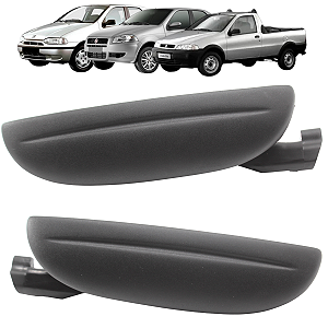 Par Maçaneta Externa Dianteira Strada 1999 2000 2001 Palio Siena 1996 1997 1998 1999 2000