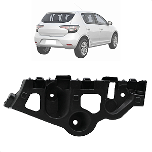 Guia Suporte Parachoque Traseiro Sandero 2015 16 17 18 19 2020 2021 2022