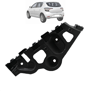 Guia do Parachoque Lado Esquerdo Traseiro Sandero 2015 Até 2022