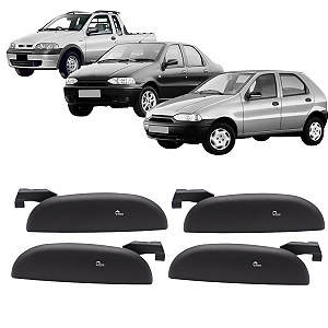 Kit Maçaneta Externa Dianteira Traseira Palio Siena 2002 2003 2004