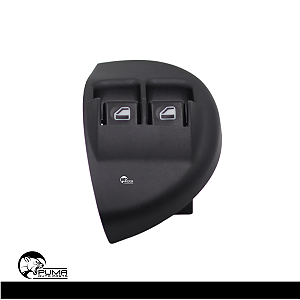 Botão Vidro Elétrico Duplo Esquerdo Verde Palio Siena Strada Palio 1996 a 2000