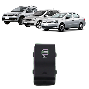 Botão Vidro Elétrico Passageiro Gol G4 G5 G6 Parati G4 Voyage G5 G6 Saveiro