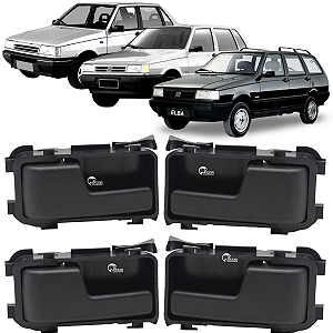 4 Puxador Maçaneta Interna Porta Uno Prêmio Elba 1983 1984 1985 Até 1994