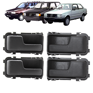 4 Puxador Maçaneta Interna Porta Uno Prêmio Elba 1983 1984 1985 Até 1994
