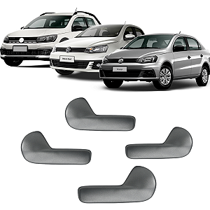Kit Maçaneta Puxador Porta Voyage G5 G6 Gol G5 G6 G7 2009 2010 2011 2012 Até 2018