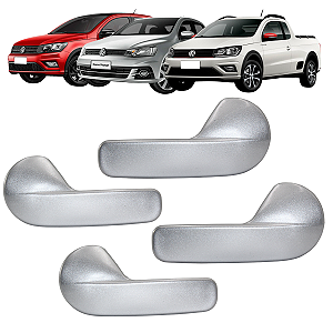 Kit Maçaneta Puxador Porta Voyage G5 G6 Gol G5 G6 G7 2009 2010 2011 2012 Até 2018