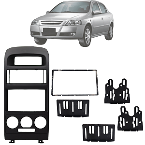 Moldura 2 Din Multimidia Dvd Mp5 Astra Ar Analógico 1998 a 2012