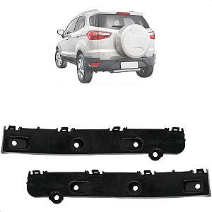 Par Guia Suporte Parachoque Traseiro Ecosport 2013 2014 2015 2016 2017