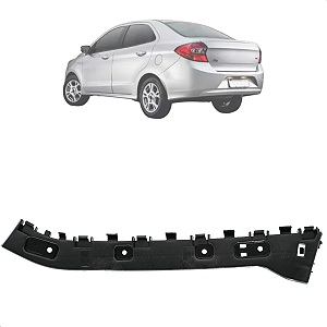 Guia Direita Para-choque Traseiro Ford Ka Sedan 2019 2020 2021