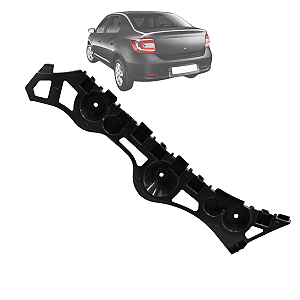 Suporte Guia Do Parachoque Traseiro Logan 2015 2016 2017 2018 2019 2020 2021 2022