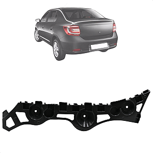 Guia Direita Parachoque Traseiro Logan 2015 2016 2017 2018 2019 2020 2021 2022