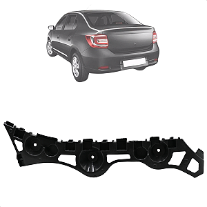 Guia Suporte Parachoque Traseiro Logan 2015 2016 2017 2018 2019 2020 2021 2022 Esquerdo